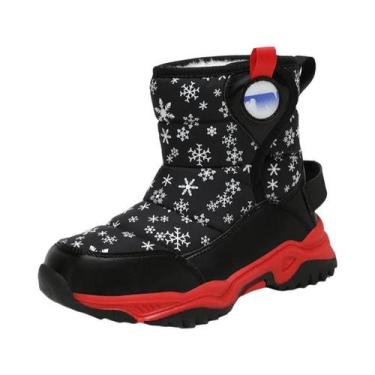 Imagem de Botas De Neve Quentes Para Meninas E Meninos, Tênis De Moda Infantil, 