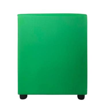 Imagem de Puff Puf Banco Banqueta Quadrada Cubo Decorativo - Realizar, Verde