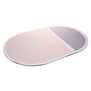 Imagem de LYOR - Tapete para Banheiro Contour Two 58cm x 38cm Bege PVC