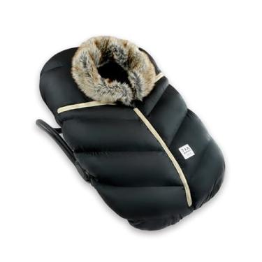 Imagem de Capa para assento de carro infantil 7AM – Capa de inverno com zíper central para bebês meninos e meninas, leve, à prova de vento e com revestimento externo que repete a água, ajuste universal para