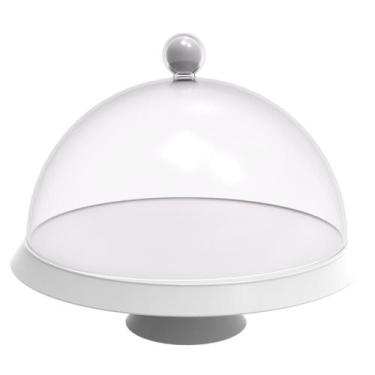 Imagem de Porta Bolo Bubble Crippa 30 Cm De Diametro Com Base Com Pé Resistente 