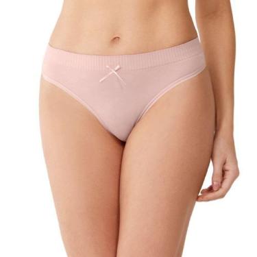 Imagem de Calcinha Biquíni Anatômica Jacquard Sem Costura Blush - Trend, GG