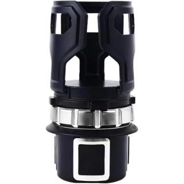 Imagem de Suporte de bebida de carro, suporte de bebidas, suporte de copo expansível para bebidas, suporte de bebida de carro para ventilação, ideal para viagens de carro e viajantes (preto)