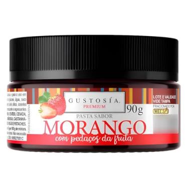 Imagem de Pasta Saborizante Premium Concentrada Gustosia morango 90g