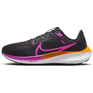 Imagem de Nike Tênis de corrida feminino, Preto hipervioleta laser laranja branco, 34