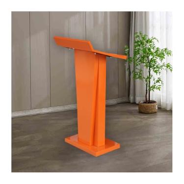 Imagem de Pódio, suporte de pódio móvel, púlpitos para igrejas, púlpito multifuncional, suporte de pódio premium, adequado para escolas, salas de conferência, auditórios e salas de treinamento. (preto, A-60