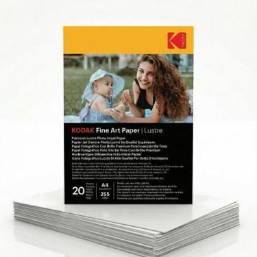 Imagem de Papel Fotográfico Kodak Fine Art Paper Lustre A4 255g - 20 Folhas