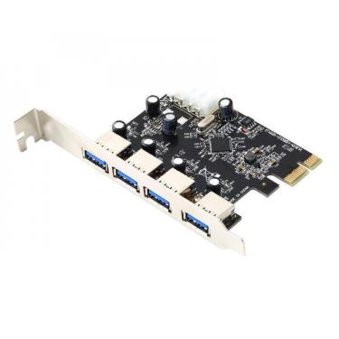 Imagem de Placa Pci-express Com 4 Portas Usb 3.0