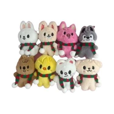 Imagem de Chaveiro De Pelúcia Fofo De Desenho Animado SKZOO Com Cachecol, Brinqu