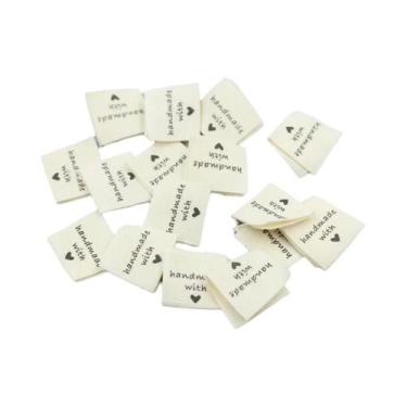 Imagem de Etiquetas De Roupas Feitas À Mão 50PCS DIY Para Jeans, Bolsas, Sapatos