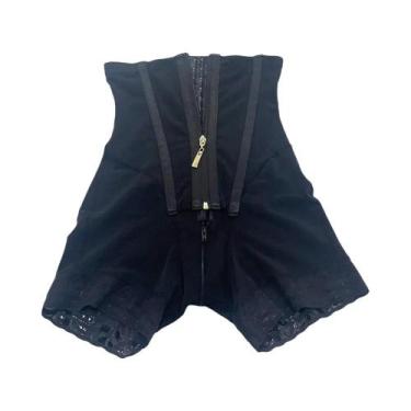 Imagem de Shorts Modeladores Femininos De Cintura Alta Com Controle Abdominal E 