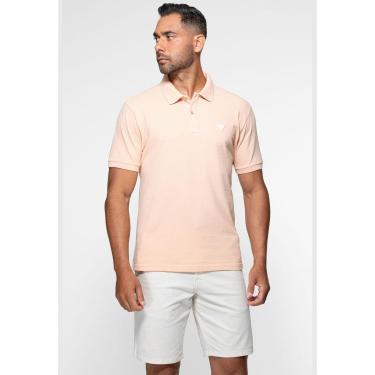 Imagem de Camisa Polo Guess Silk Gola Rosa Claro-Masculino