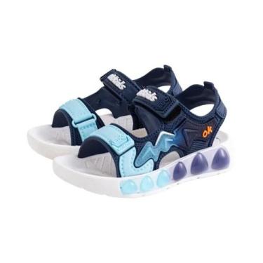 Imagem de Sandálias Esportivas Respiráveis com Padrão Geométrico Para Meninos E 