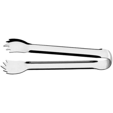 Imagem de Pegador Universal 20Cm Tipo Pinça Aço Inox E Pegador Serrilhado 20Cm M