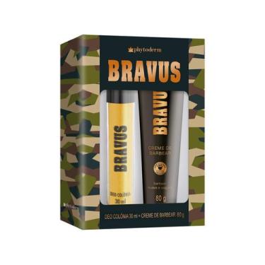 Imagem de Kit Phytoderm Bravus Deo Colônia Mini + Creme de Barbear