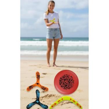 Imagem de Kit 3 Bumerangues + Frisbee: Diversão Garantida! - Congratulations Sto