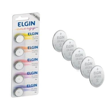 Imagem de Bateria de Lítio Elgin 3V Blister com 5 Unidades - CR2032