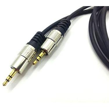 Imagem de Cabo de Audio P2 X P2 ST Profissional Blindado  1,5Mts AZ - TBLACK