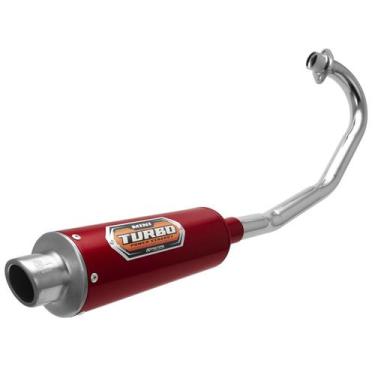 Imagem de Escapamento Pro Tork Mini Turbo Moto Titan 125 1995 À 1999 Curva Croma