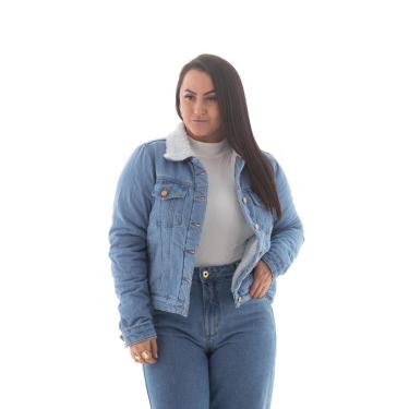 Imagem de Jaqueta Jeans Feminina Arauto Com Pêlo-Feminino