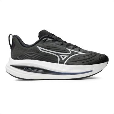 Imagem de Tênis Mizuno Neo Aura Masculino, Preto, Branco, 39