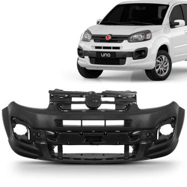 Imagem de Parachoque Dianteiro Uno 2017 2018 2019 2020 Preto Liso - Dts