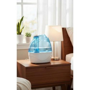 Imagem de Umidificador Ar Ultrassônico Azul 2,4L Silencioso Bivolt - Congratulat
