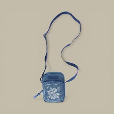 Imagem de Bolsa Gema Farm Lenço Tropical Jeans Original Alto Inverno