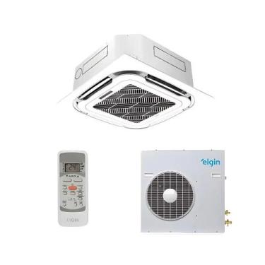 Imagem de Ar Condicionado 36000 BTUs Elgin Split Cassete 4 Vias On off Frio R410