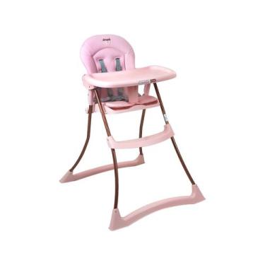 Imagem de Cadeira de Alimentação Burigotto Bon Appetit XL - Mon Amour, Rosa