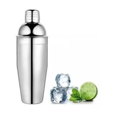 Imagem de Coqueteleira Bar Inox 750ml Reforçada Drinks Caipirinhas - em casa tem