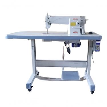Imagem de Máquina de Costura Reta Industrial com Mesa e Motor Servo Bivolt 750W Silencioso Yamata