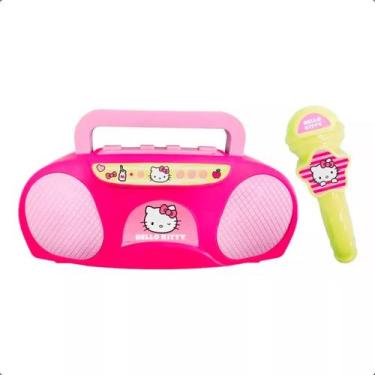 Imagem de Karaoke Boombox infantil Hello Kitty Candide Brinquedo Musical, Hello 