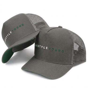 Imagem de Boné Aba Curva Young Life Style Telinha Ajustável Original Masculino C