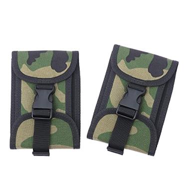 Imagem de Yajun Bolsos para peso de mergulho, bolsa vazia, bolsa para cinto de mergulho, livre de suas mãos para mergulho com snorkel, pesca, pesca submarina, 1 par, camuflagem