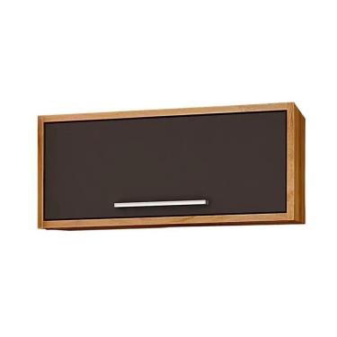 Imagem de Armário Aéreo de Geladeira Paris Sallêto Grafite Carvalho