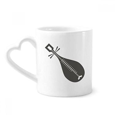 Imagem de Pipa Instruments Caneca padrão China café cerâmica copo de coração de vidro