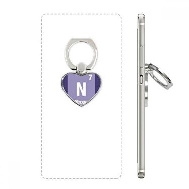 Imagem de DIYthinker N Nitrogênio Elemento Químico Ciência Coração Celular Suporte Suporte Suporte Universal Presente