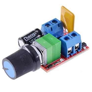 Imagem de TECKEEN 90W Mini DC 5A Motor PWM Controlador de Velocidade 3-35V Interruptor de Controle de Velocidade LED Dimmer