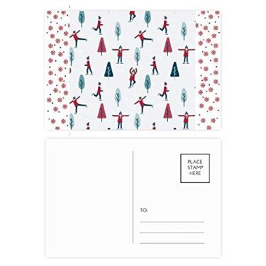 Imagem de Skate esportivo colorido, ilustração de esqui, Natal, Natal, celebração, cartão postal Blessing Mailing Card