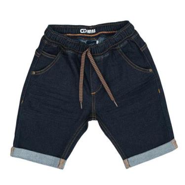 Imagem de Bermuda Jeans Infantil Masculina Cos Cd Shorts Clube Do Doce