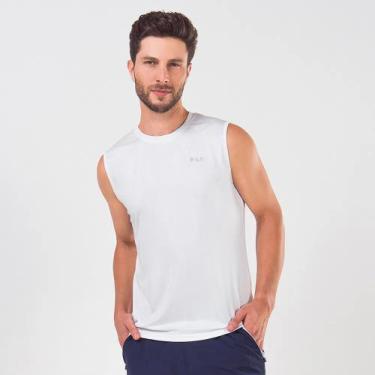 Imagem de Fila Camiseta Sem Manga Basic Sports Masculina Branco/Prata