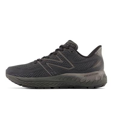 Imagem de New Balance Fresh Foam 880 V13 Tênis de corrida feminino, Blacktop/preto metálico/preto, 7 Narrow