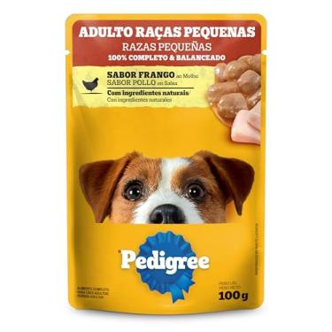 Imagem de Pedigree Sachê Frango ao Molho - Ração Úmida Para Cachorros Adultos, Raças Pequenas, 100g