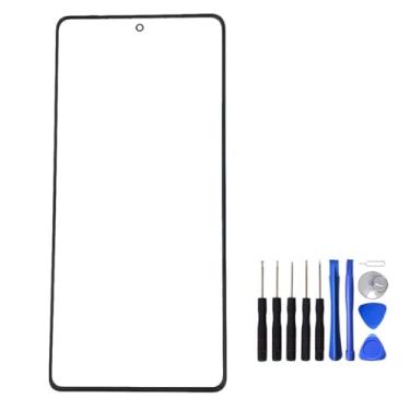Imagem de UPONEW Para Motorola Moto Edge Plus 2023 tela frontal preta painel de vidro externo substituição de lente com ferramenta de abertura (não LCD e não digitalizador)