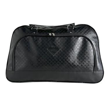 Imagem de Mala de Mão Feminina Luxo de Bordo Preta Forrada 10 KG