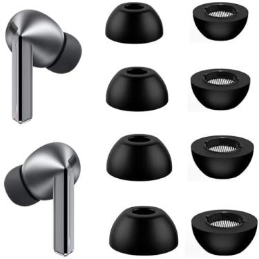 Imagem de Pontas auriculares de espuma viscoelástica compatíveis com Samsung Galaxy Buds3 Pro, fones de ouvido de espuma com cancelamento de ruído, tampão auricular, tampão auricular, P, M, G, GG, 4 tamanhos, 4