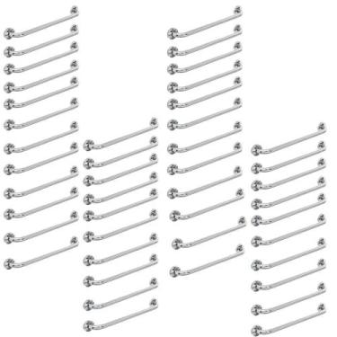 Imagem de Alça Apoio 80cm Aço Inox Barra Suporte Anti Queda Kit 48 Uni Acessibil