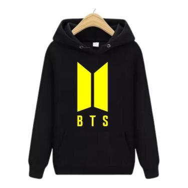 Imagem de Blusa de Moletom Canguru BTS I - Wess Store, Amarelo, M