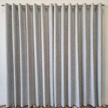 Imagem de Cortina De Linhão Blackout 100% Alto Padrão Medida 3,00mx2,40m - Salva